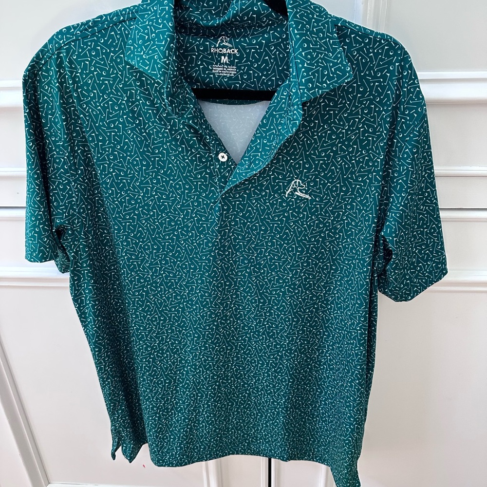 Rhoback Polo Shirt Sporty Breathable Design